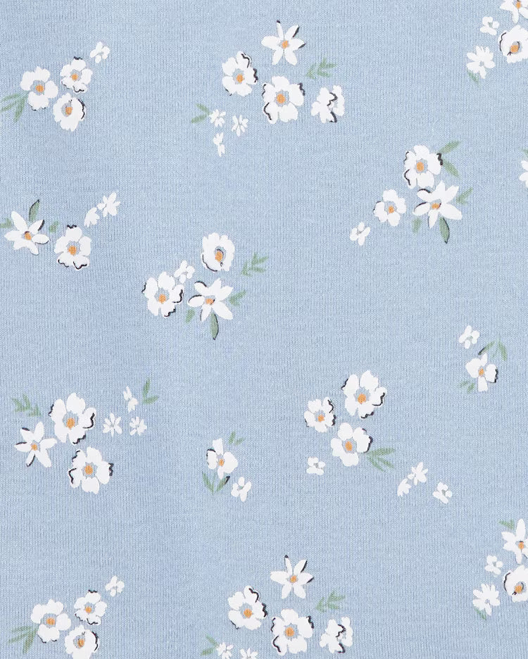 Kit body bebê 5 peças floral listras multicor | Carter's