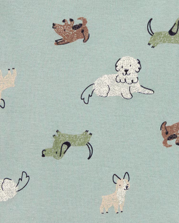 Kit body bebê 4 peças cachorrinhos listras multicor | Carter's