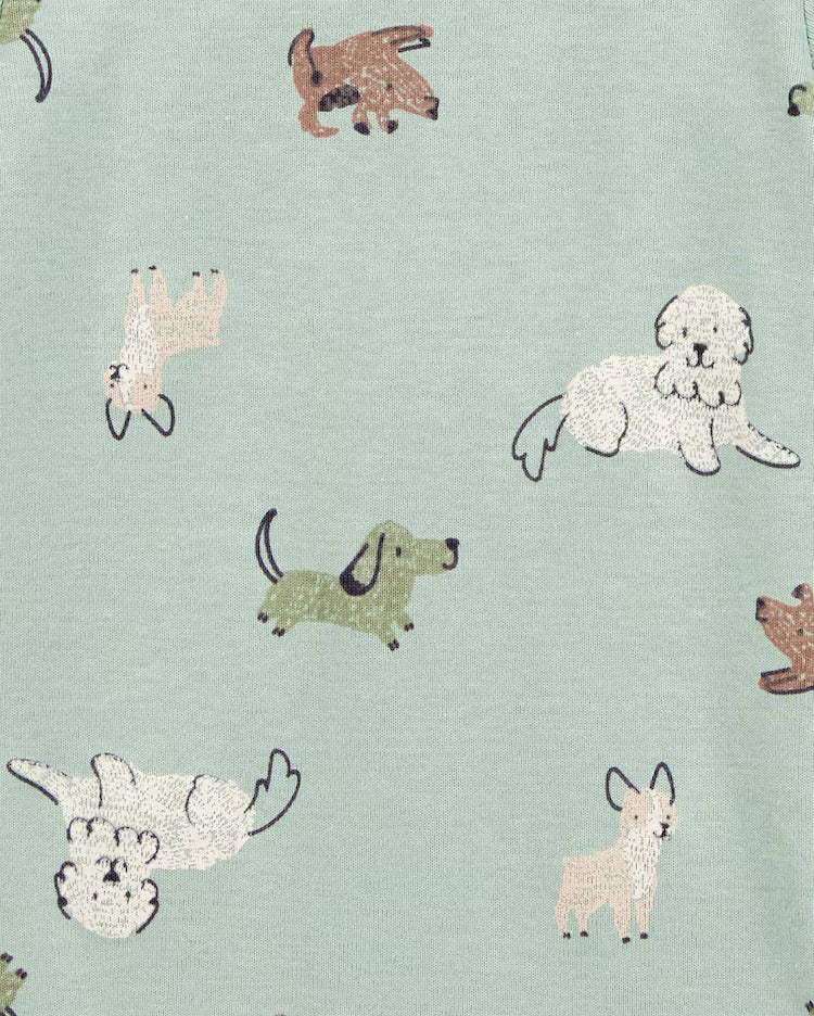 Kit body bebê 5 peças cachorrinhos mescla multicor | Carter's