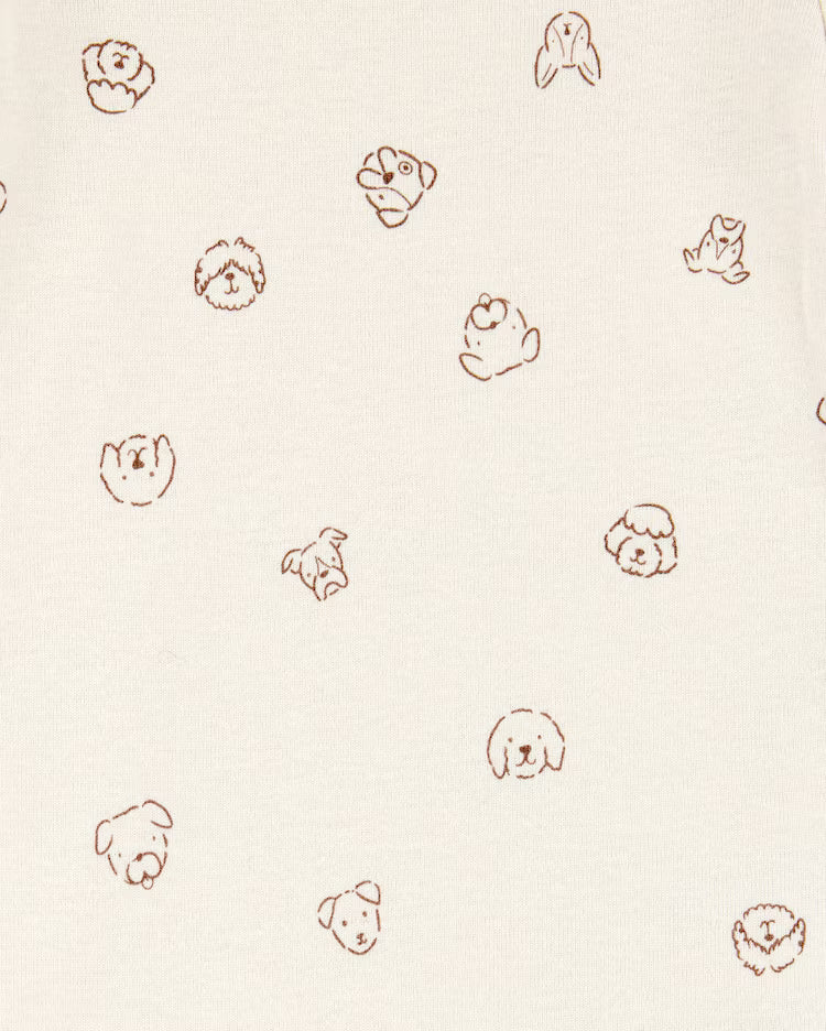 Kit body bebê 4 peças cachorrinhos listras multicor | Carter's