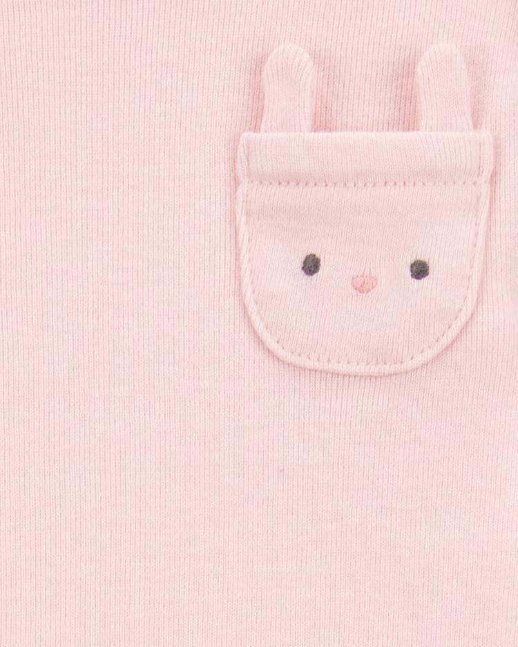 Kit body bebê 5 peças bolso coelhinho multicor | Carter's