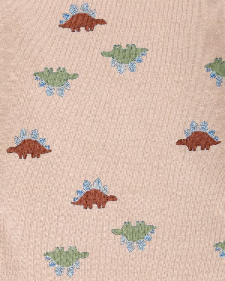 Kit body bebê 4 peças manga longa dinossauro multicor | Carter's